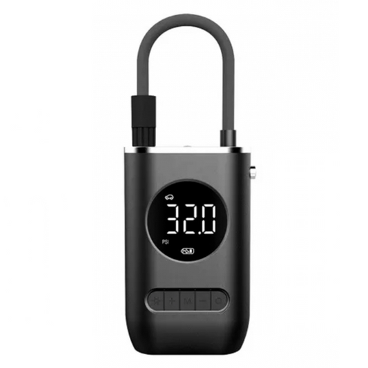 Compresor de Aire Portátil  80W / Inflador Recargable, Compacto y Resistente (Negro)