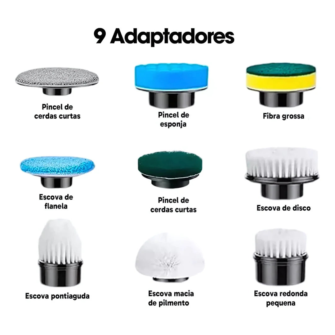 Cepillo eléctrico 9 en 1