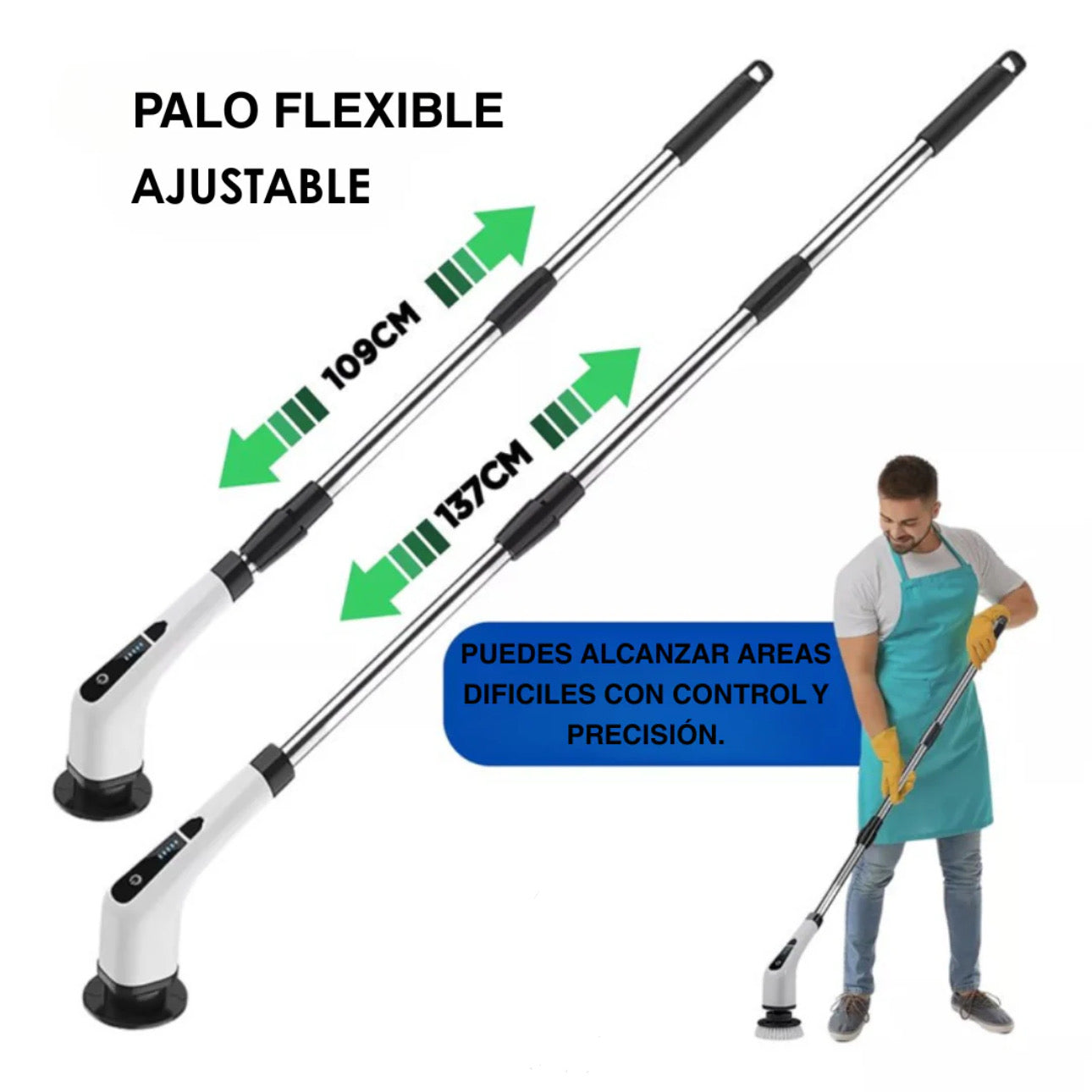 Cepillo eléctrico 9 en 1